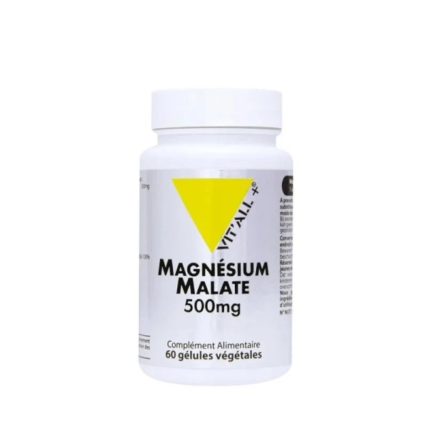 Vitall+ Magnésium Malate 500mg - 60 Gélules