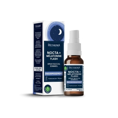 Dietaroma Nocta+ Mélatonine Flash Spray 30ml | DERMO
