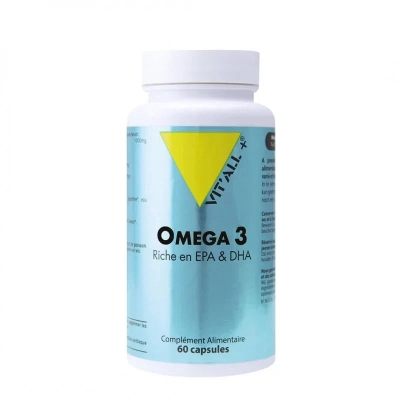 VITALL+ Omega 3 1000mg 60 capsules | DERMO