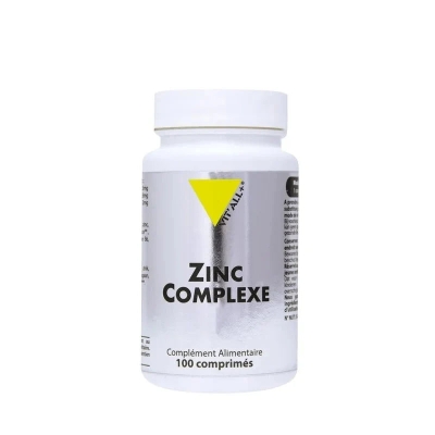 Vitall+ Zinc Complexe - 100 Comprimés | DERMO