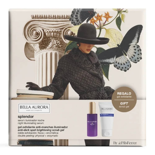 Bella Aurora Coffret Splendor Anti-Âge : Sérum 30ml + Gel Exfoliant 75ml