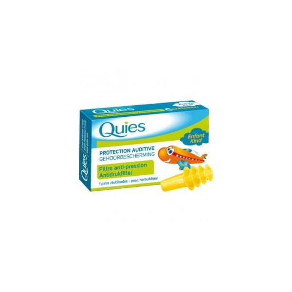 Quies EarPlanes Enfant - Protection Auditive Anti-Pression