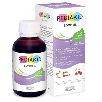 PediaKid Sommeil Sirop Goût Cerise 125 ml | DERMO