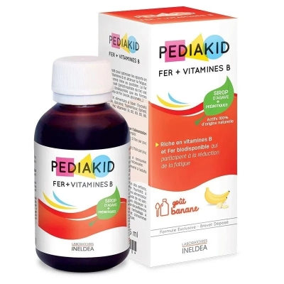 Fer + Vitamines B Sirop Enfants - Pediakid | DERMO