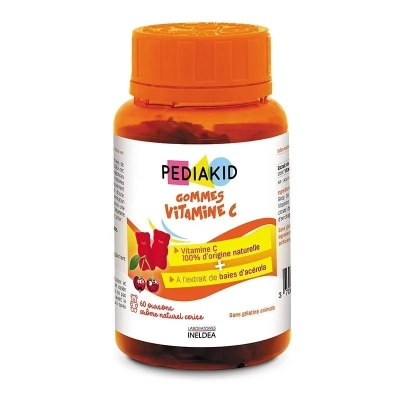 Gommes Vitamine C - 60 Gommes - PEDIAKID | DERMO