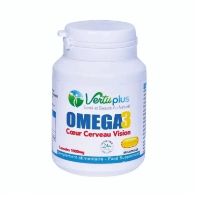 Vertu Plus Omega 3 1000mg - Capsules | DERMO