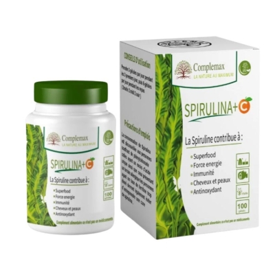 Complemax Spiruline et Vitamine C 400 mg | DERMO