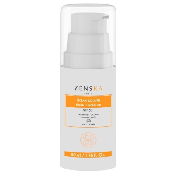 Zenska Écran Solaire Fluide Toucher Sec SPF50+ Anti-Taches 50ml