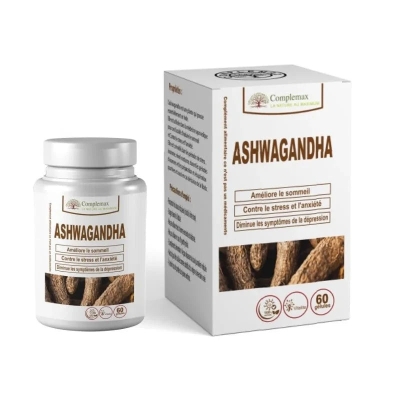 Complemax Ashwagandha - 60 Gélules | DERMO