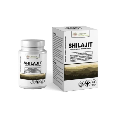 Complemax Shilajit 60 Gélules Vitalité & Bien-être | DERMO