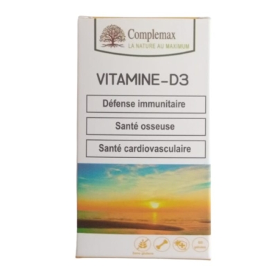 Complemax Vitamine D3 - 60 Gélules | DERMO