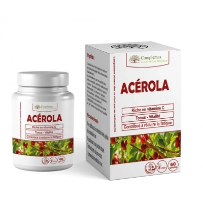 Complemax Acérola 500mg - 60 Gélules | DERMO