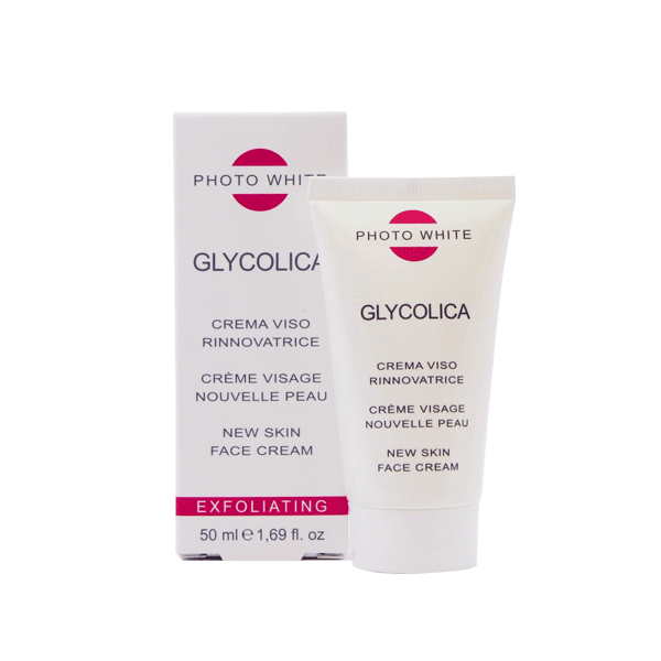 Photo White Glycolica Crème Visage Exfoliante – Nouvelle Peau 50ml