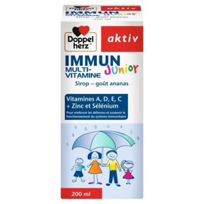 Doppel Herz Immun Multivitamine Junior Sirop Ananas | DERMO