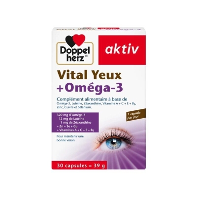 Doppel Herz Activ Vital Yeux + Oméga-3 | DERMO