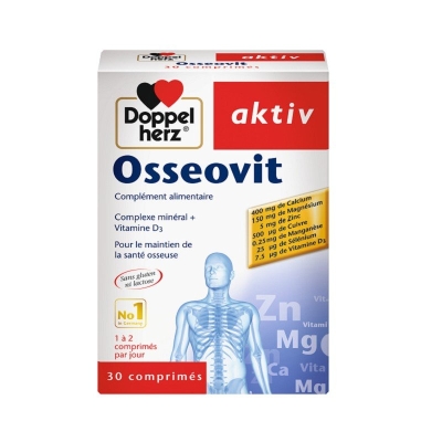 Doppel Herz Aktiv Osseovit D3 - 30 Comprimés | DERMO