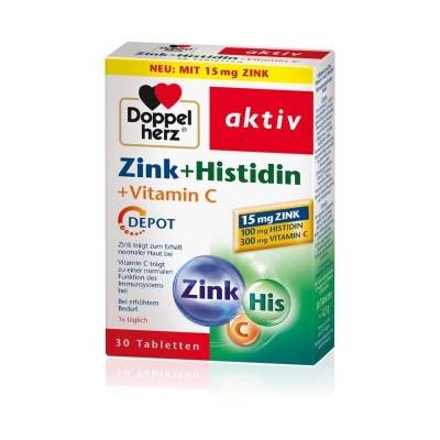 Doppel Herz Aktiv Zinc + Histidine + Vitamine C