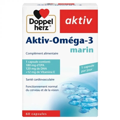 Doppel herz Aktiv Oméga-3 Marin | DERMO
