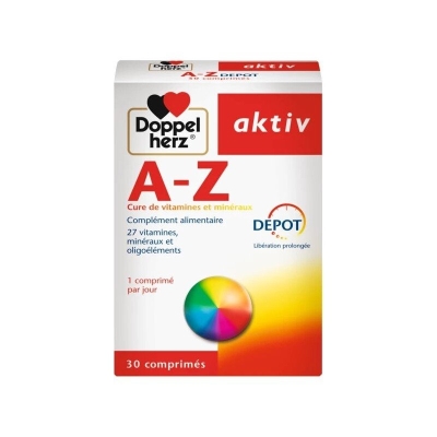 Doppel Herz Aktiv A-Z Depot - 30 comprimés