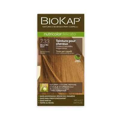 BIOKAP Nutricolor Delicato Blond Blé Doré 7.33