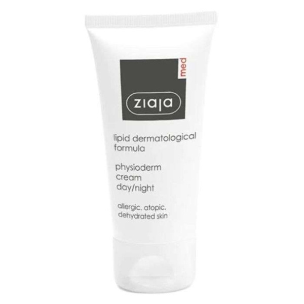 Ziaja Med Physioderm Crème Jour et Nuit - Émulsion Riche Hydratante 50ml