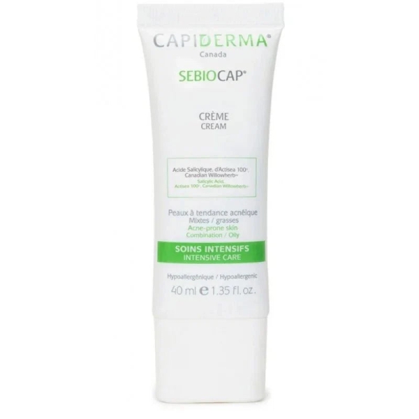 Capiderma Sebiocap Crème Visage Anti-Inflammation 40ml
