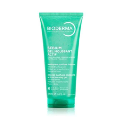 BIODERMA - Sebium gel moussant actif 200 ml | DERMO