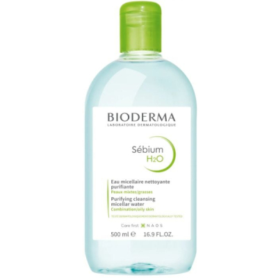 BIODERMA - Sebium h2o solution micellaire 500 ml | DERMO