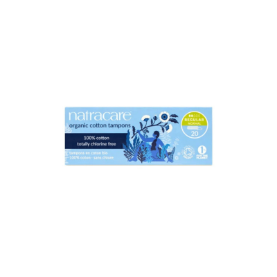 Natracare Tampons Réguliers Coton Bio - 20 Unités