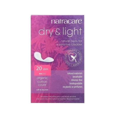 Natracare Serviettes Dry & Light - 20 Unités | DERMO