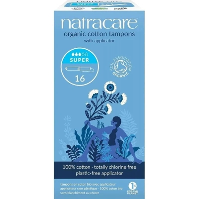 Tampons Bio Super avec Applicateur - Natracare | DERMO
