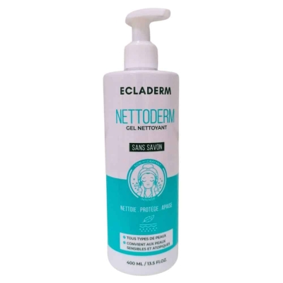 Ecladerm Nettoyant Visage Gel Eau de Rose | DERMO