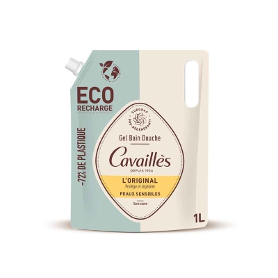 Cavaillès Éco-Recharge Gel Bain et Douche 1L | DERMO