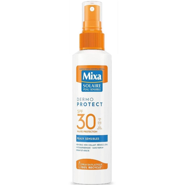 Mixa Spray Solaire Protecteur pour Peaux Sensibles SPF30