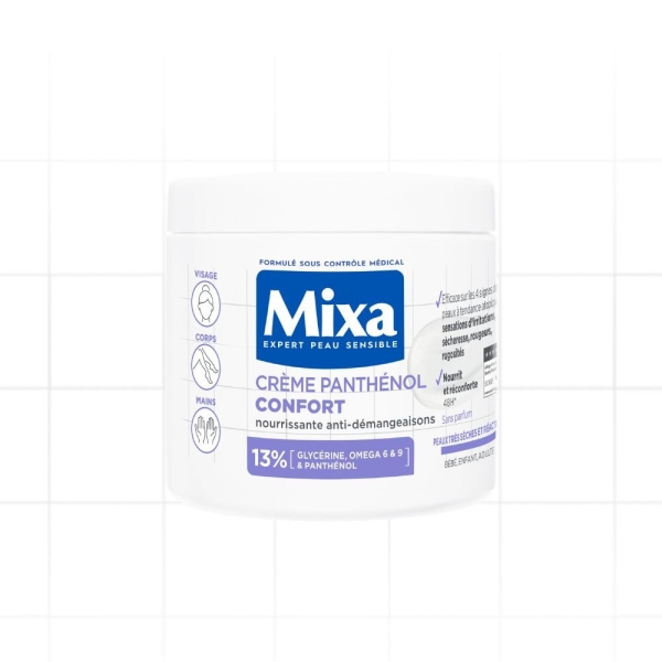 Mixa Crème Panthénol Confort Visage, Corps et Mains 400ml