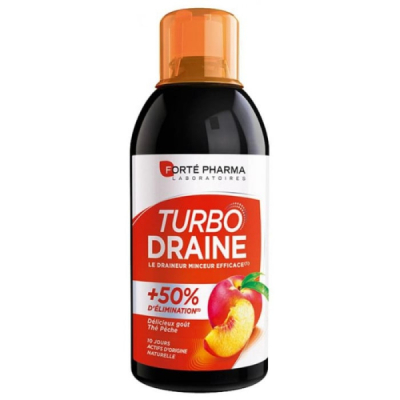 FORTE PHARMA - Turbo draine minceur gout peche 500 ml