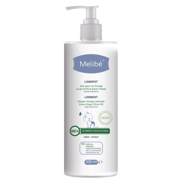Melibé Liniment Soin Naturel pour Bébé - 500ml