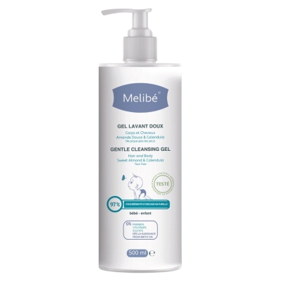 Melibé Gel Lavant Doux pour Bébé 500ml | DERMO