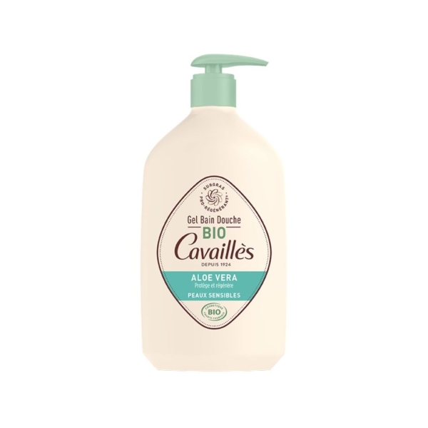 Cavaillès Gel Bain Douche Surgras Biologique à l'Aloe Vera