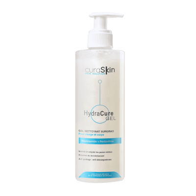 Curaskin HydraCure Gel Nettoyant Surgras | DERMO