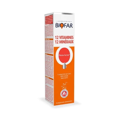 Biofar 12 Vitamines, 12 Minéraux - Complément | DERMO