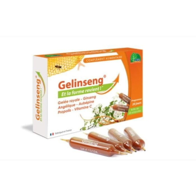 MGD NATURE - Gelinseng 20 ampoules | DERMO