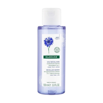 Klorane Eau Micellaire au Bleuet Bio 100 ml | DERMO