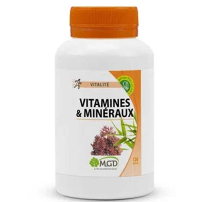 MGD NATURE - Vitamines et mineraux 120 gelules | DERMO