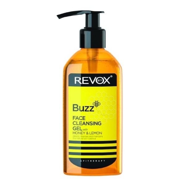 REVOX B77 BUZZ Gel Nettoyant Visage Miel et Citron 180 ml