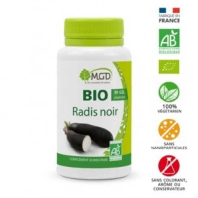 MGD NATURE - Bio radis noir 90 gelules | DERMO