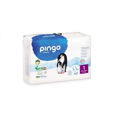 Pingo Couches Éco-Responsables Taille 1 (2-5kg)