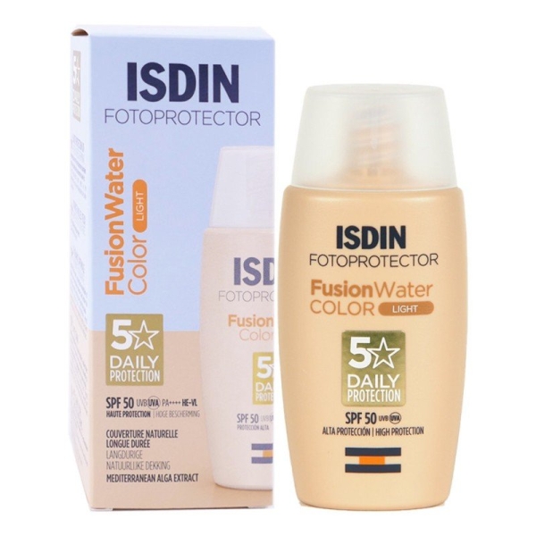 ISDIN Fotoprotector Fusion Water Color Light SPF 50 - Teintée Light