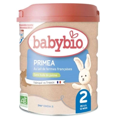 BabyBio Primea 2 Lait Infantile Bio 6-12 Mois 800g | DERMO