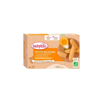 Babybio Petits Boudoirs Bio à l'Orange Douce